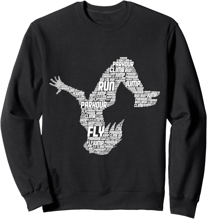 Parkour Mädchen Parcouring Extremsportler Parcour Sweatshirt