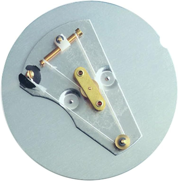 Hygrometer gold/antikgold, mit Haar-Synthetik