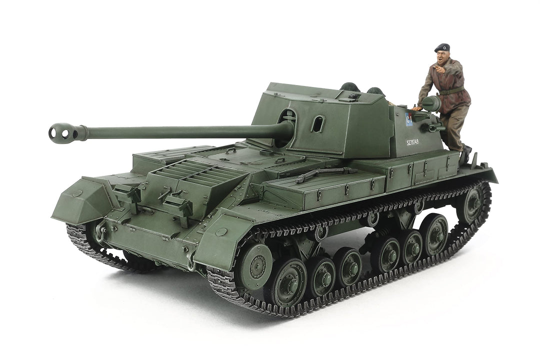 Tamiya 300035356 300035356-1:35 Brit. Jagdpanzer Archer 17pdr,originalgetreue Nachbildung, Plastik B