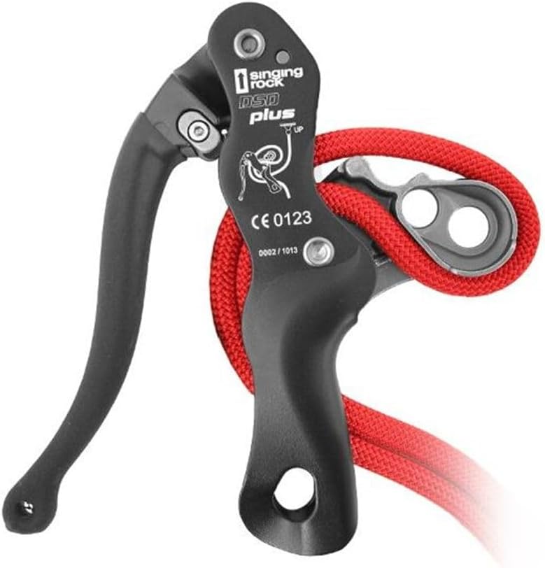 Singing Rock Unisex Descendedor Double Stop Plus Kletterzubehör, Rosa
