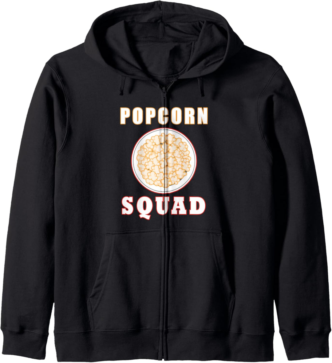 Popcorn Squad Filme gucken Mais essen Kapuzenjacke
