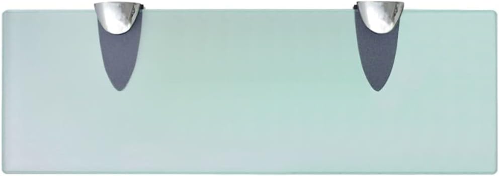 vidaXL 2X Regal Schwebend Wandregal Glasregal Glasboden Glasablage Badablage Wandablage Badregal Abl