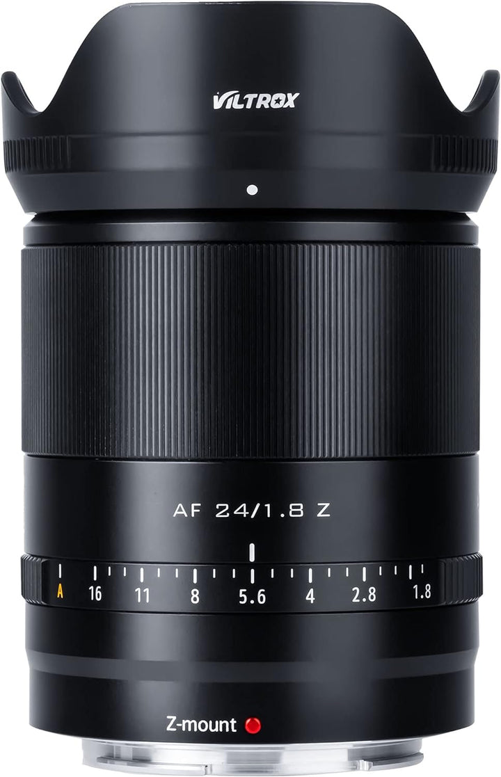 VILTROX AF 24mm F1.8 Z-Mount Weitwinkel Objektiv für Nikon Kameras Z fc Z7 II Z6 II Z5 Z6 Z7 Z50 (Vo