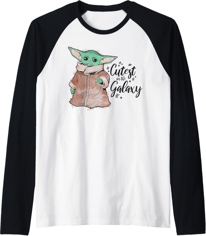 Star Wars Mandalorian The Child Cutest In The Galaxy Raglan