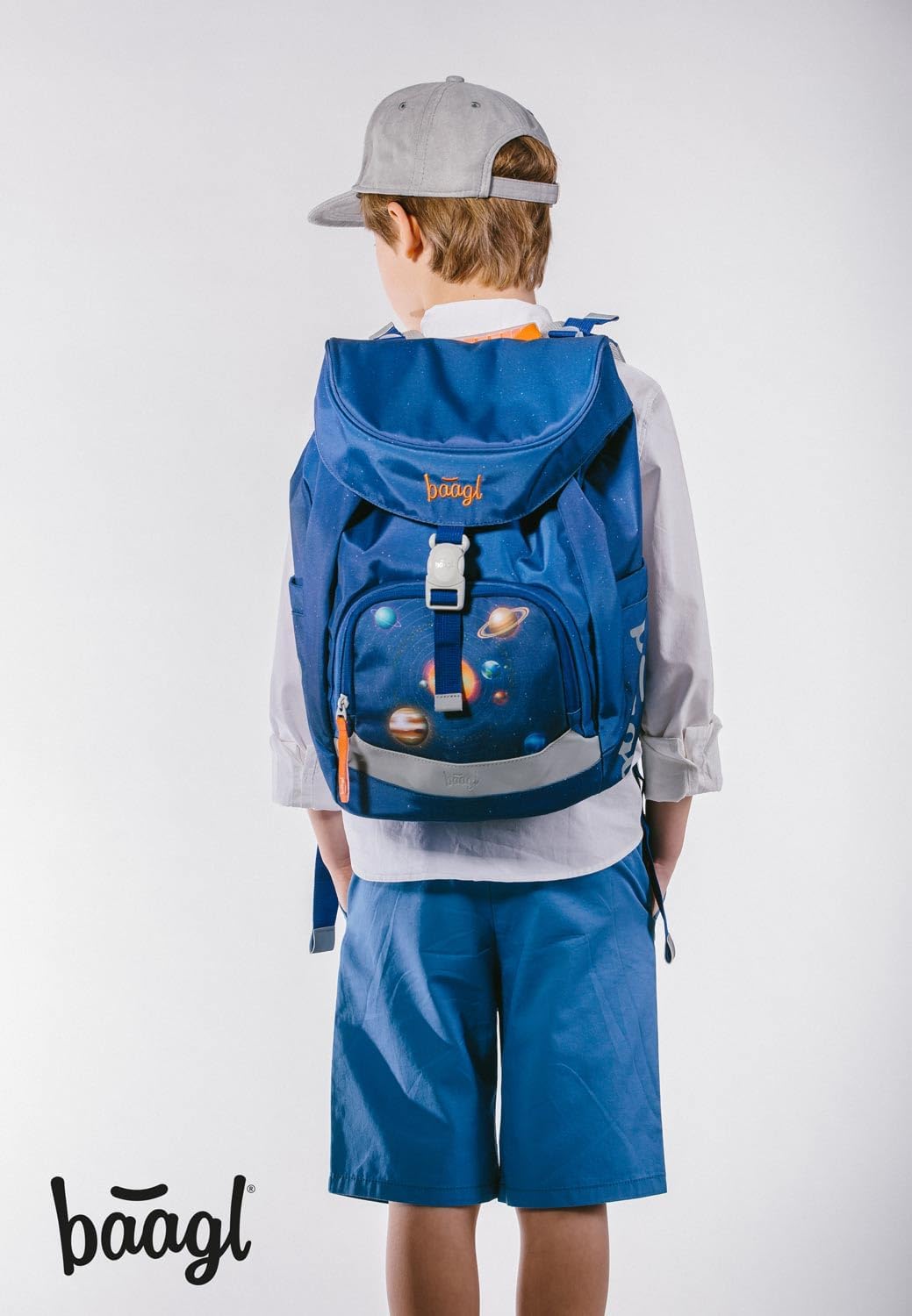 Baagl Schulranzen für 1. Klasse Jungen, Airy Schulrucksack, Ultraleicht Schule Tasche Kinder, Schult