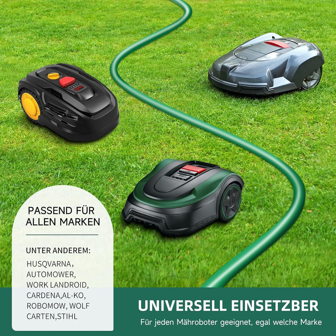 100M Universal Begrenzungskabel für Mähroboter, HAUSPROFI Begrenzungskabel für Rasenmäher - Begrenzu
