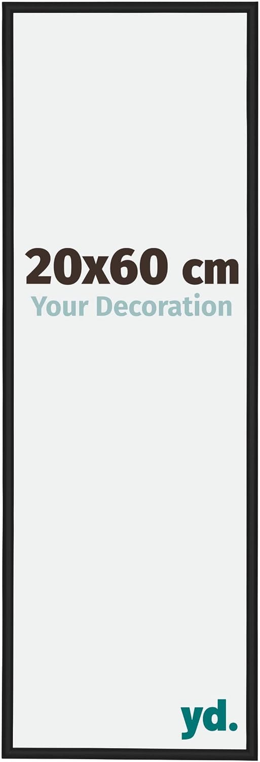 yd. Your Decoration - Bilderrahmen 20x60 cm - Bilderrahmen aus Aluminium mit Acrylglas - Antireflex