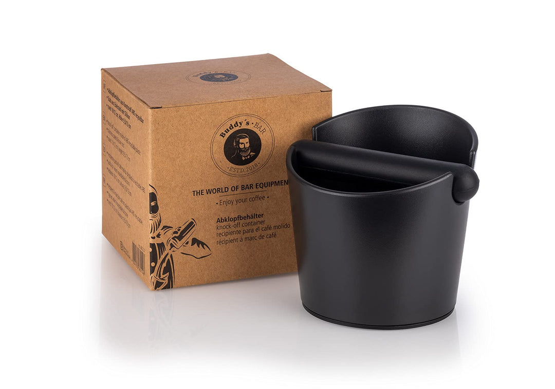Barista Edition, Premium Abklopfbehälter für Espresso Kaffeesatz aus dem Siebträger, Ø 12,2/10 cm, H