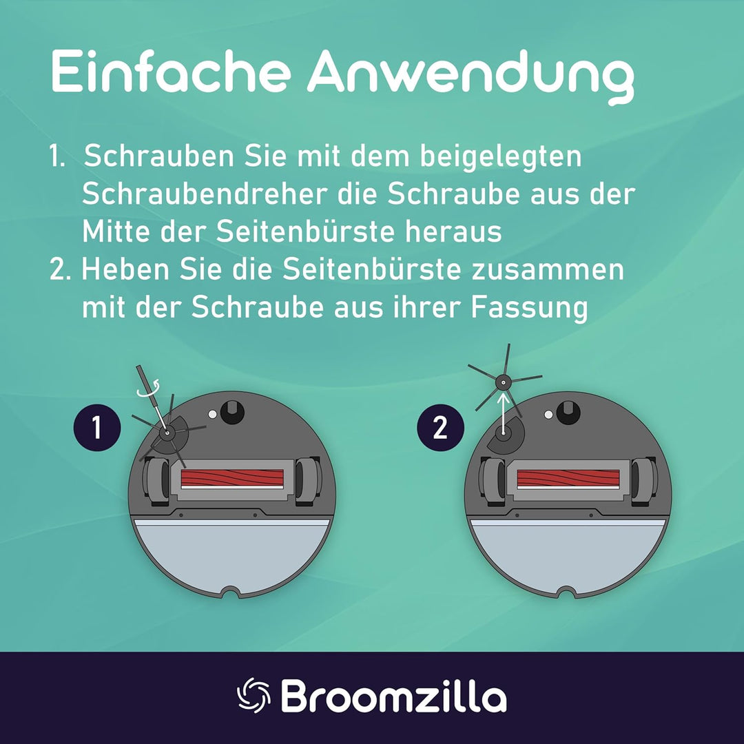 Broomzilla 20 Ersatzteile Zubehör für Roborock S7 S7+ S7 MaxV S7 MaxV+ MaxV Ultra Staubsauger Zubehö