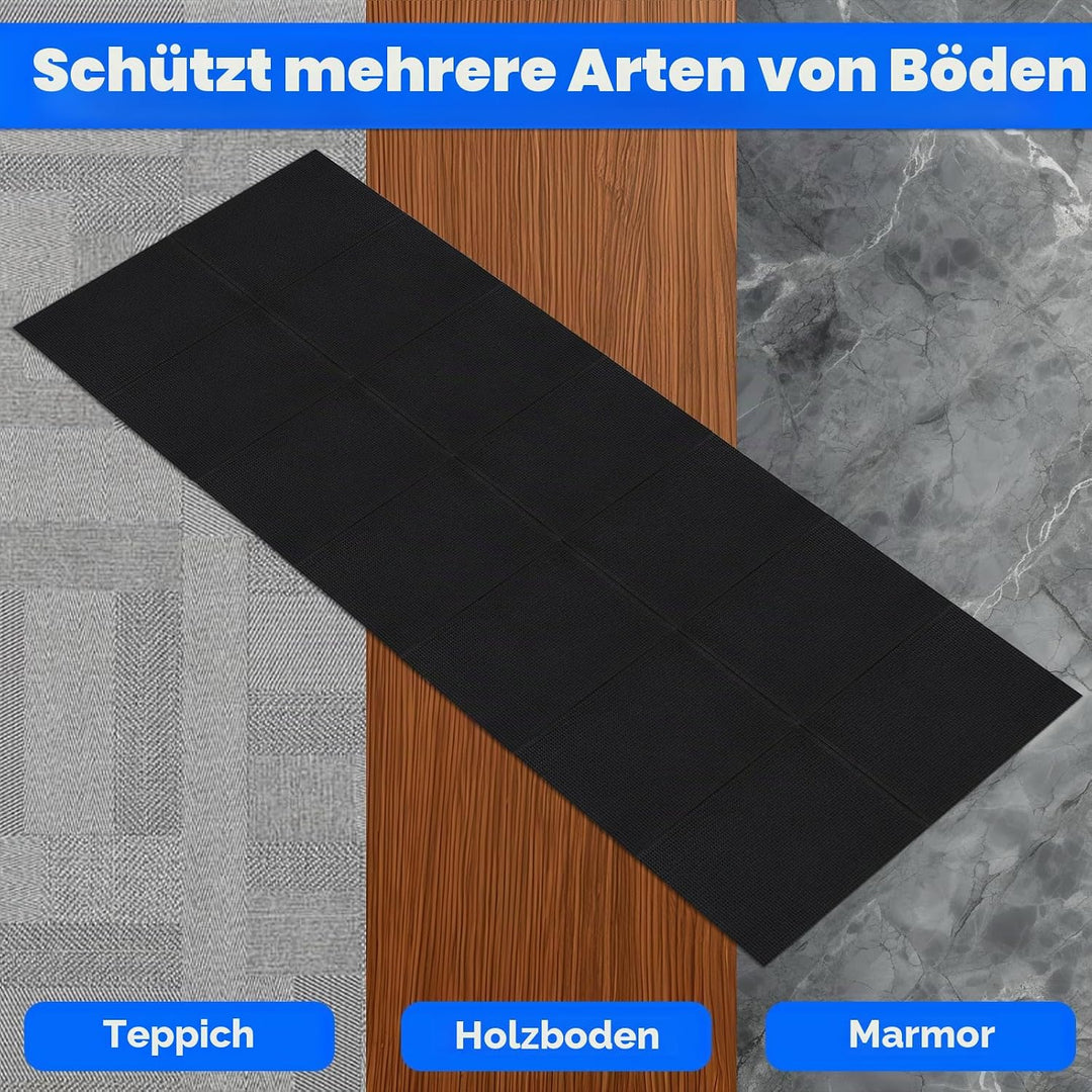 Faltbare Laufbandmatte, Bodenschutzmatte, Trainingsmatten für das Heimtraining, schützt Böden, geräu