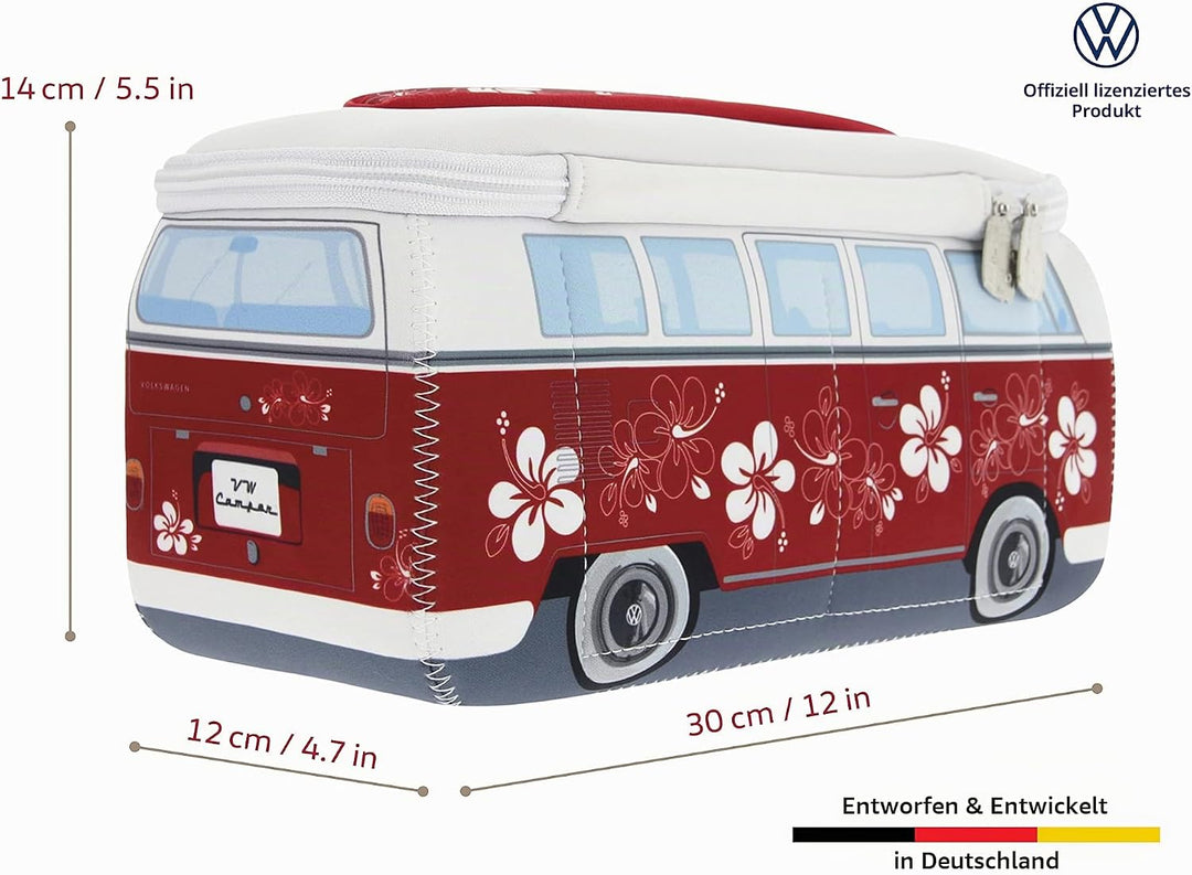 BRISA VW Collection - T1 Bulli Bus Kulturbeutel Kosmetiktasche | Volkswagen Universaltasche Waschbeu