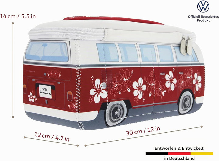 BRISA VW Collection - T1 Bulli Bus Kulturbeutel Kosmetiktasche | Volkswagen Universaltasche Waschbeu