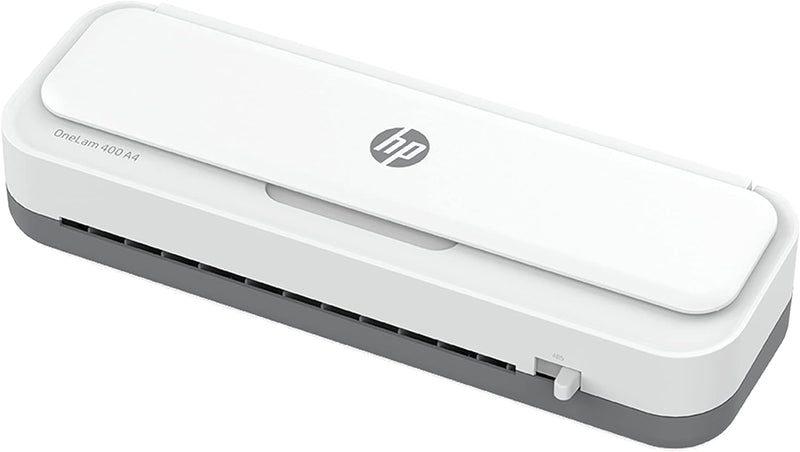 HP OneLam 400 A4, Laminiergerät, 75/80 - 125 Micron, inklusive Schneidelinieal, Eckenabrunder und La