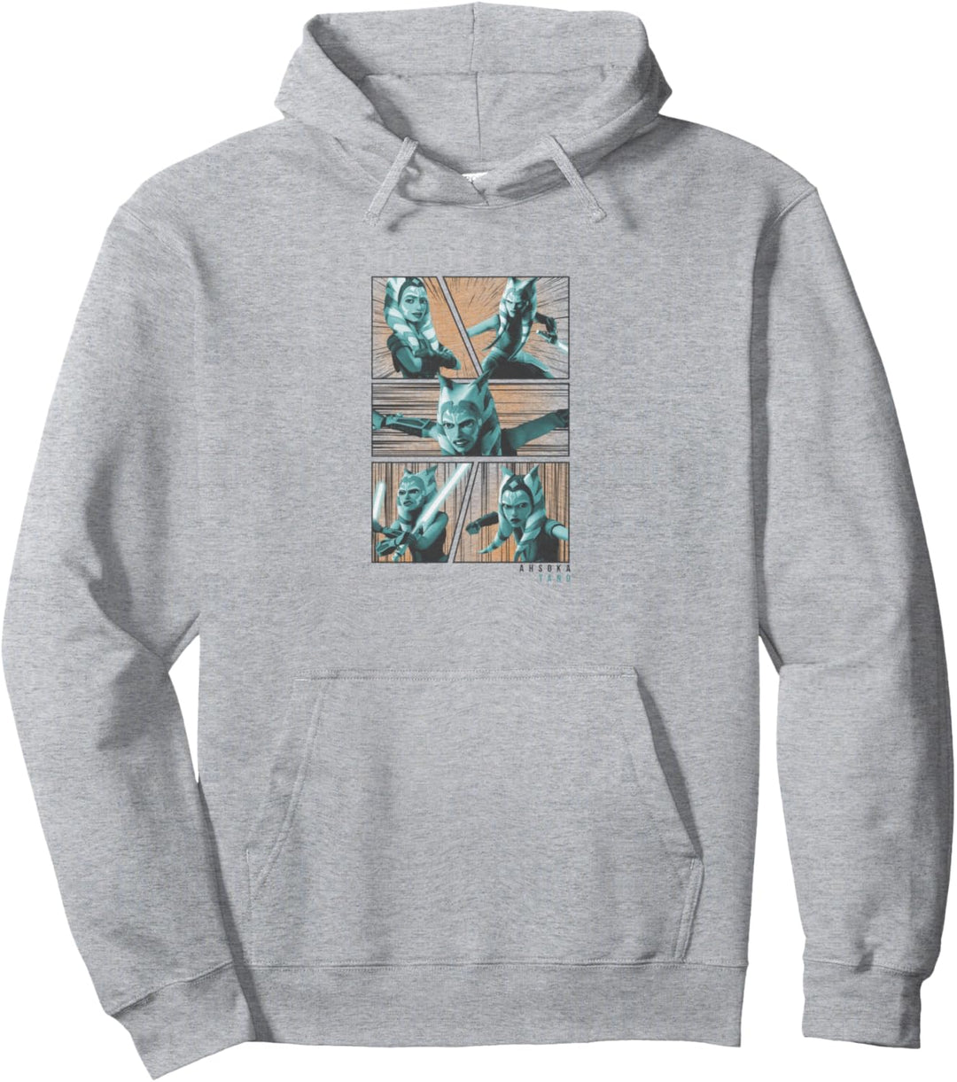 Star Wars Ahsoka Clone Wars Comic Panels C1 Pullover Hoodie
