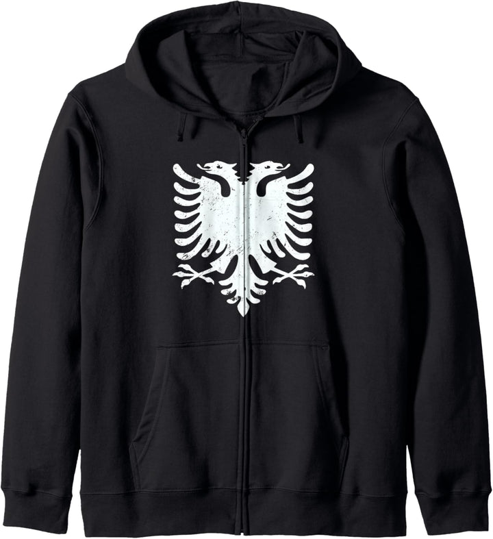 Albanische Flagge Albanien Albanien Kapuzenjacke