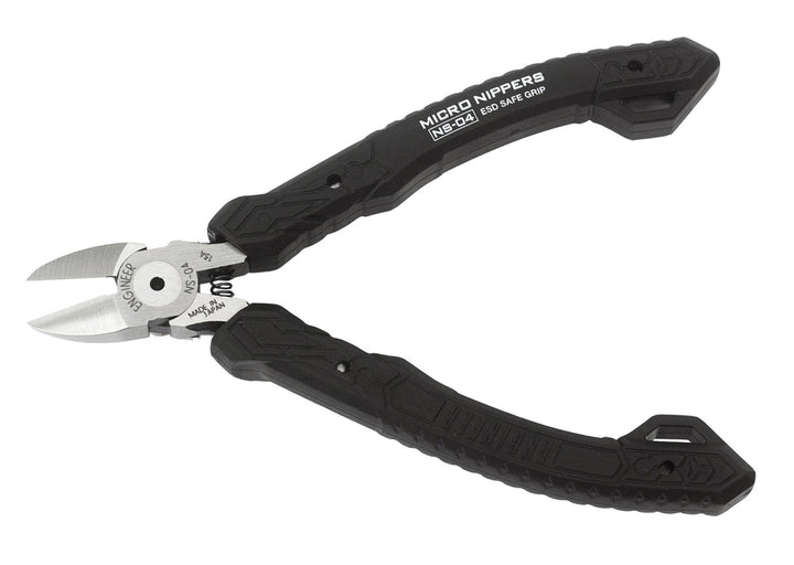 ENGINEER NS-04 Kompakter Seitenschneider für Präzisionsarbeiten, mit ESD-geschützten Griffen und kar