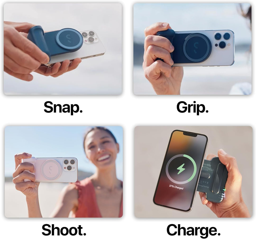 ShiftCam SnapGrip Creator Set - inkl. SnapGrip, SnapLight, SnapPod und Schutzhülle - Magnetische Dru