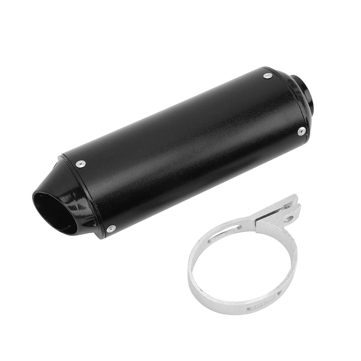 Fydun 32mm/1.3in Auspuff-Schalldämpferrohr Auspuff Schalldämpfer Umbauteile Schwarz Für 90cc 110cc 1