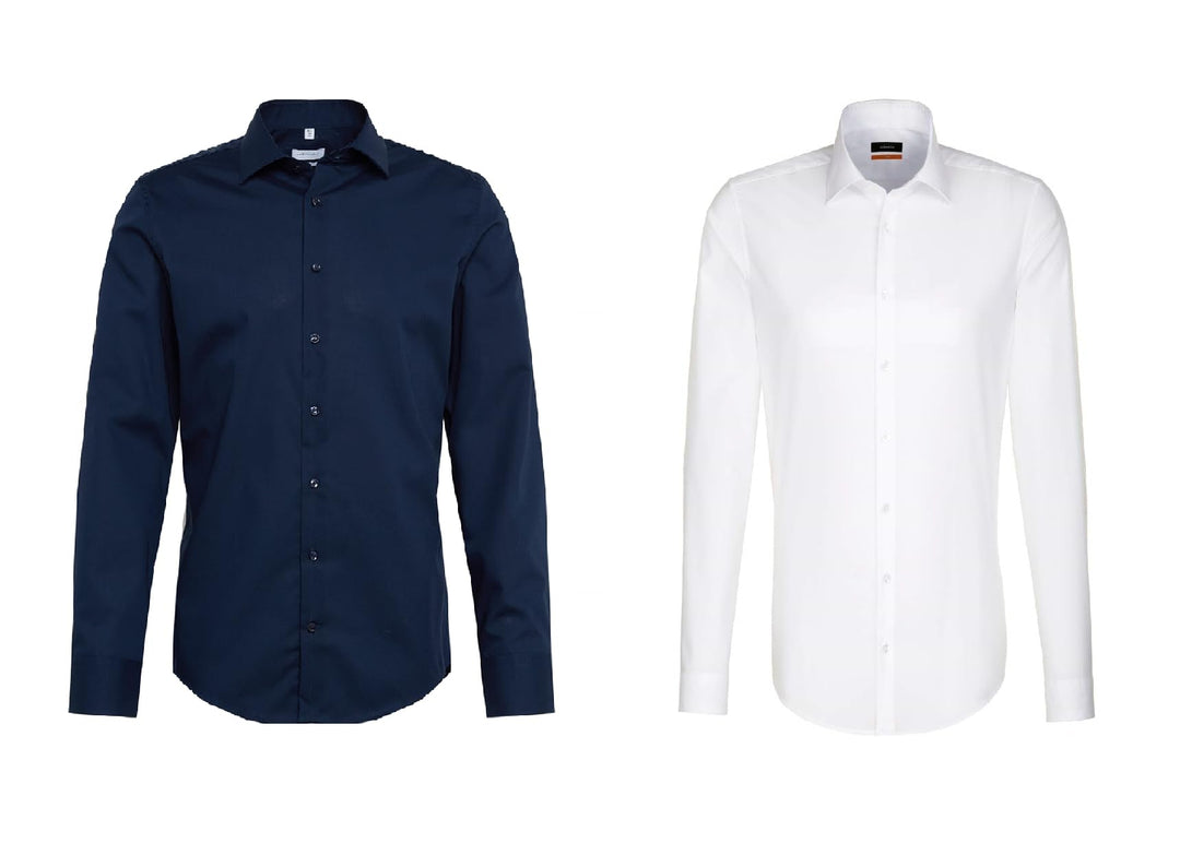 Seidensticker Herren Business-Hemd - Slim Fit - Bügelfrei - Kent-Kragen - Langarm - 100% Baumwolle 4