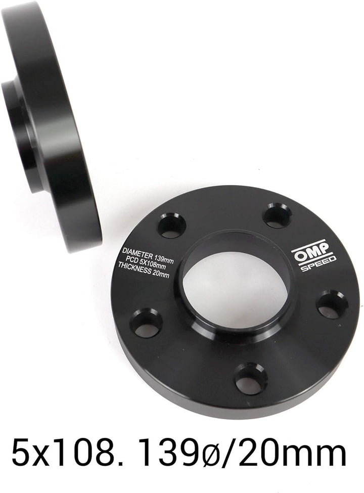 OMP SPEED SET ABSTANDHALTER OMP 20MM 5X108 63.4 M12X1.5 5x108 63.4 20mm, 5x108 63.4 20mm