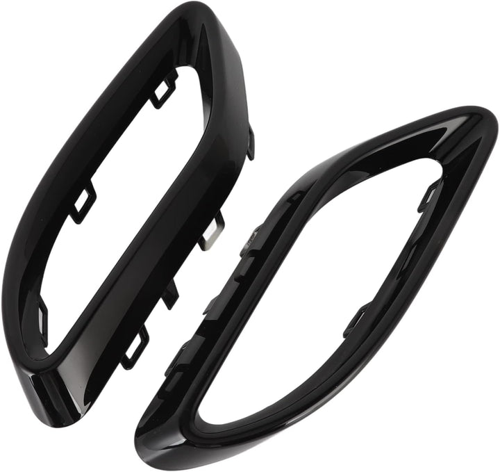 Hintere Auspuffrohrabdeckung, Schwarz Glänzende Auspuffblenden, Ersatz für Mercedes-Benz A B C E GLC