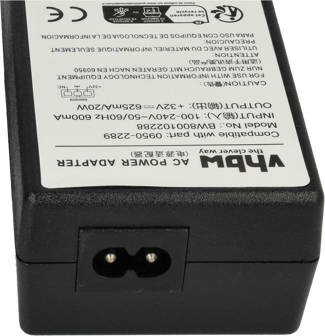 vhbw Netzteil kompatibel mit HP Deskjet D2663, D2668, D2680, D4260, D5560, D5563, D5568, D730, F2420