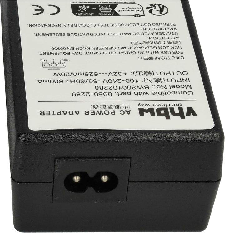 vhbw Netzteil kompatibel mit HP Deskjet D2663, D2668, D2680, D4260, D5560, D5563, D5568, D730, F2420