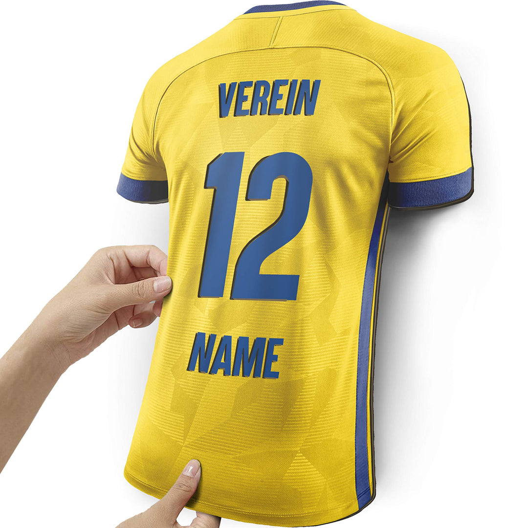 Elbeffekt Trikotlampe für Rhein-Neckar Fans aus Holz - personalisierbares Geschenk - schenke Dein in