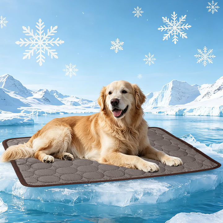Kühlmatte für Hunde Gross, Selbstkühlend Hundematte 100 * 70cm Kühldecke für Hunde, Sommer Kühlkisse