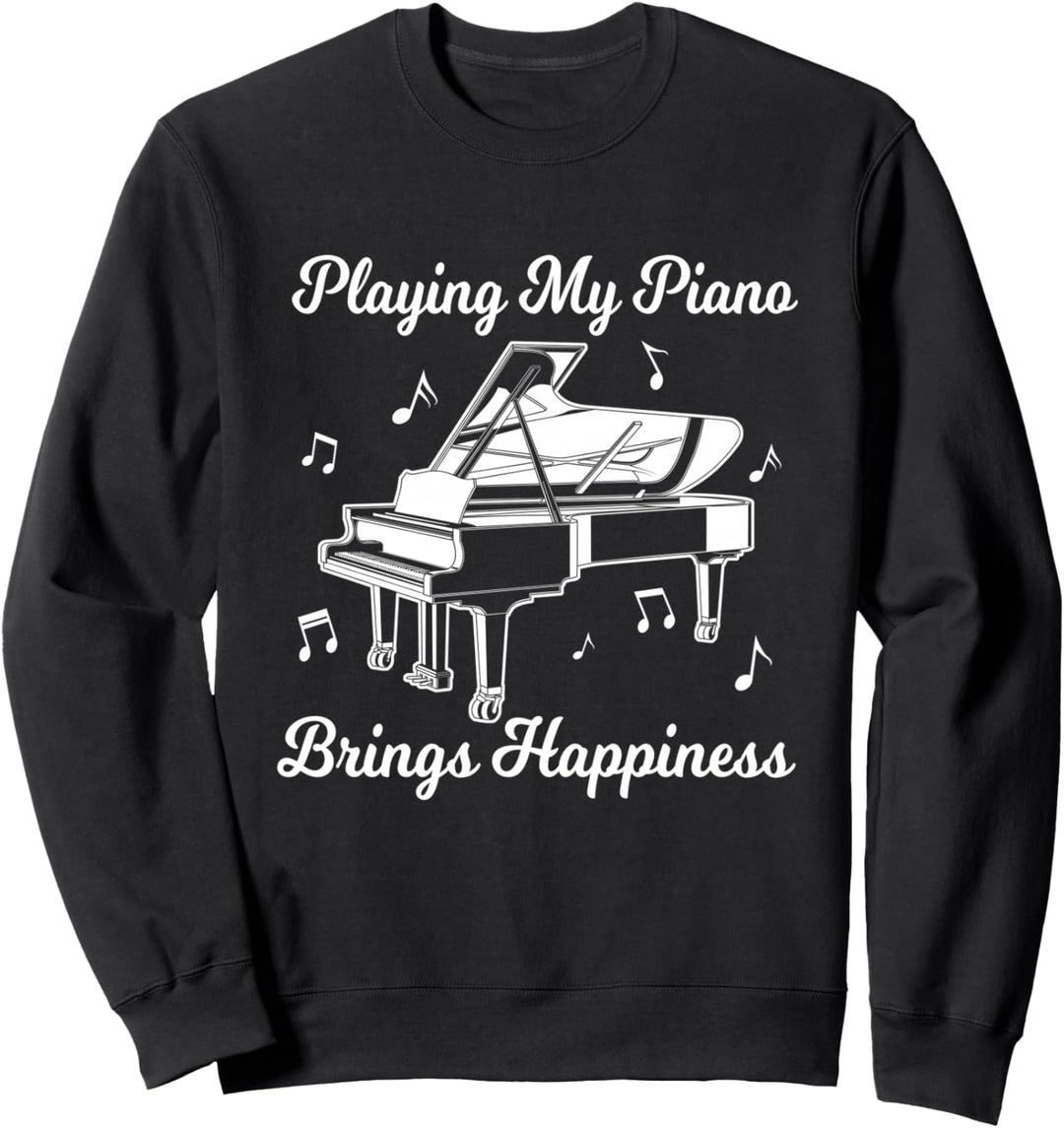 Pianist Spruch Klavierflügel Flügel Klavier Sweatshirt