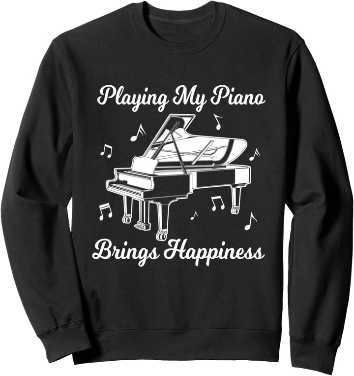 Pianist Spruch Klavierflügel Flügel Klavier Sweatshirt