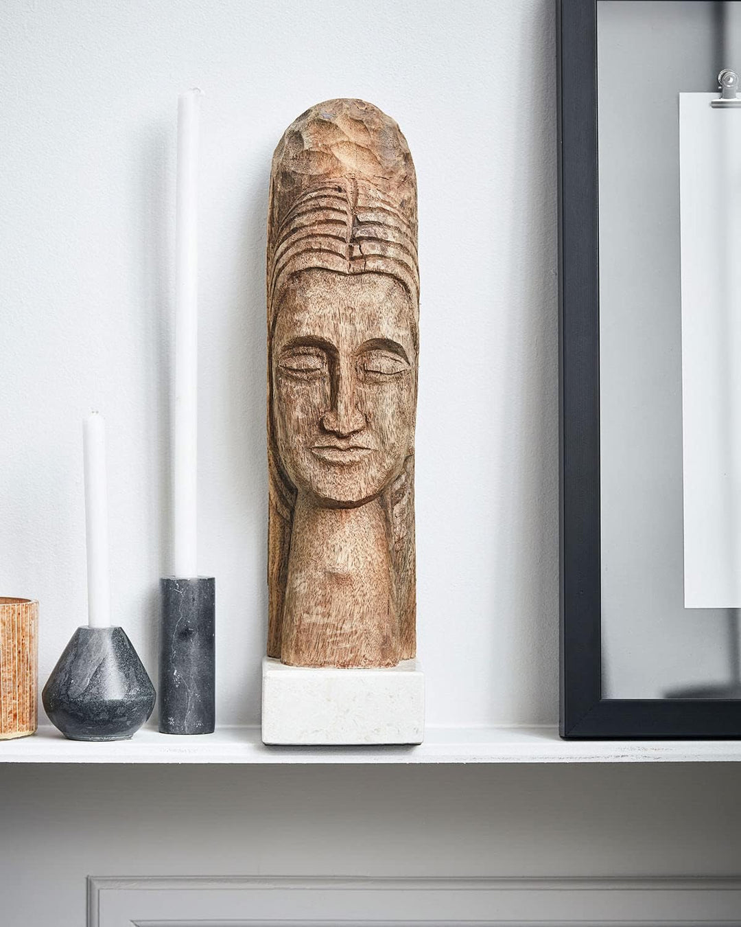 House Doctor 262800004 Kunstwerk, Mindful, Natur, w: 9 cm, h: 36 cm