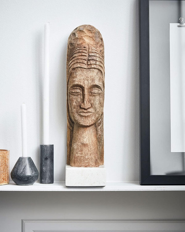 House Doctor 262800004 Kunstwerk, Mindful, Natur, w: 9 cm, h: 36 cm
