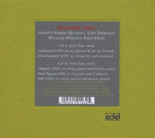 Eleventh Hour, Audio-CD