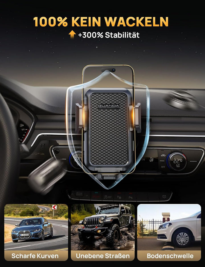 2026 Neueste Handyhalterung Auto CD Schlitz, Verstellbare Militärschutz 360° Drehbar Navi Telefonhal