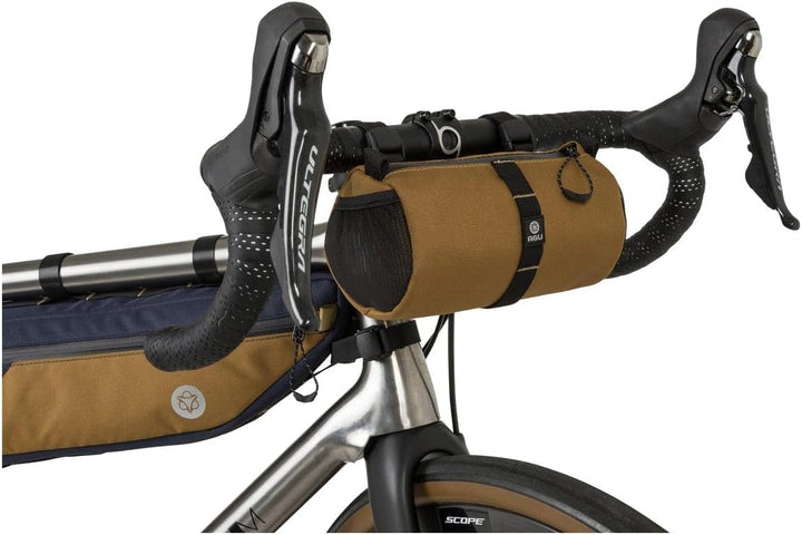 AGU Lenkertasche Roll Bag, 1,5L Fahrradtasche Lenker Vorne für Bikepacking, Wasserabweisend, Reflekt