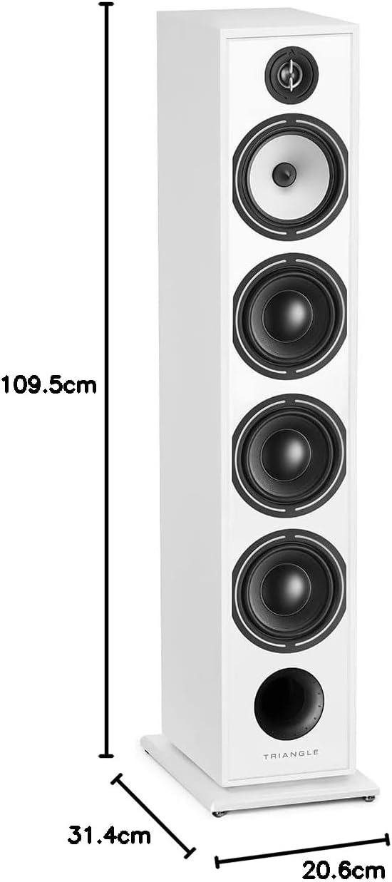 Triangle - BOREA BR09 Hi-Fi Standlautsprecher - Belastbarkeit 170W - Leistung 92 dB/W/m - 16 cm Laut