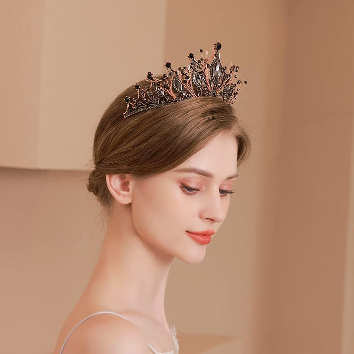 Tiara Kristallkrone für Bridal, Prinzessin Diadem Hochzeit Tiara Crown für Hochzeit Abschlussbälle P