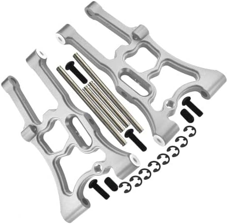 GPM HPI WR8 Flux Tuning Teile Aluminium Front Suspension Arm - 1Pr Set Silver