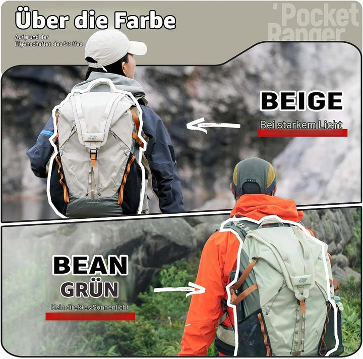VSGO Pocket Ranger Kamera Tasche, Outdoor Kamera Rucksack mit faltbarem Futter spiegellose/DSLR Kame