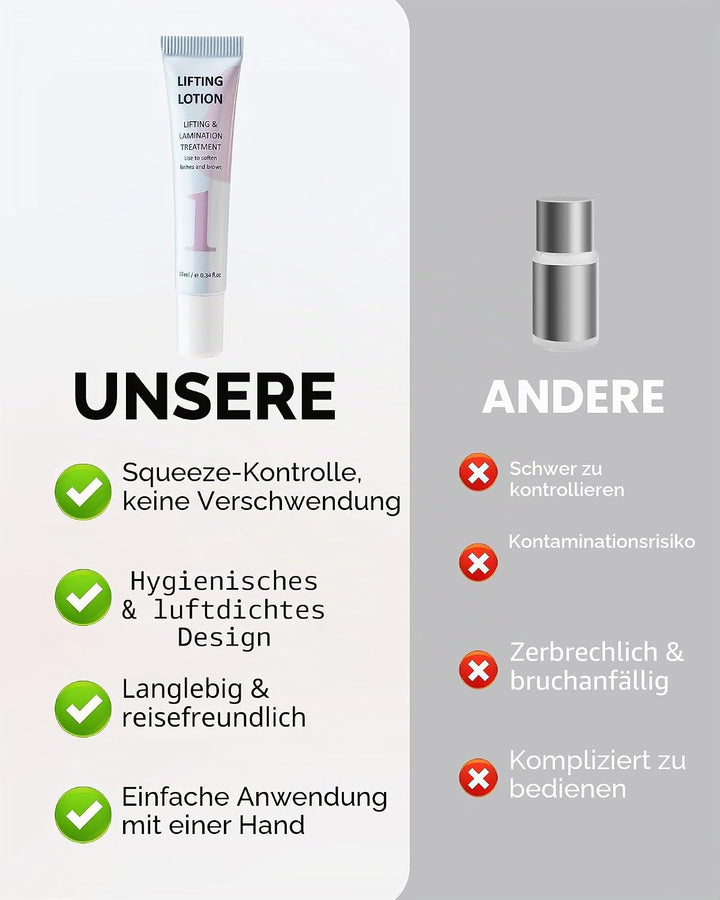 Libeauty Wimpernlifting Set &amp; Brow Lifting Kit, Wimpern Lifting Kit mit Tube Design, Einfache Anwend