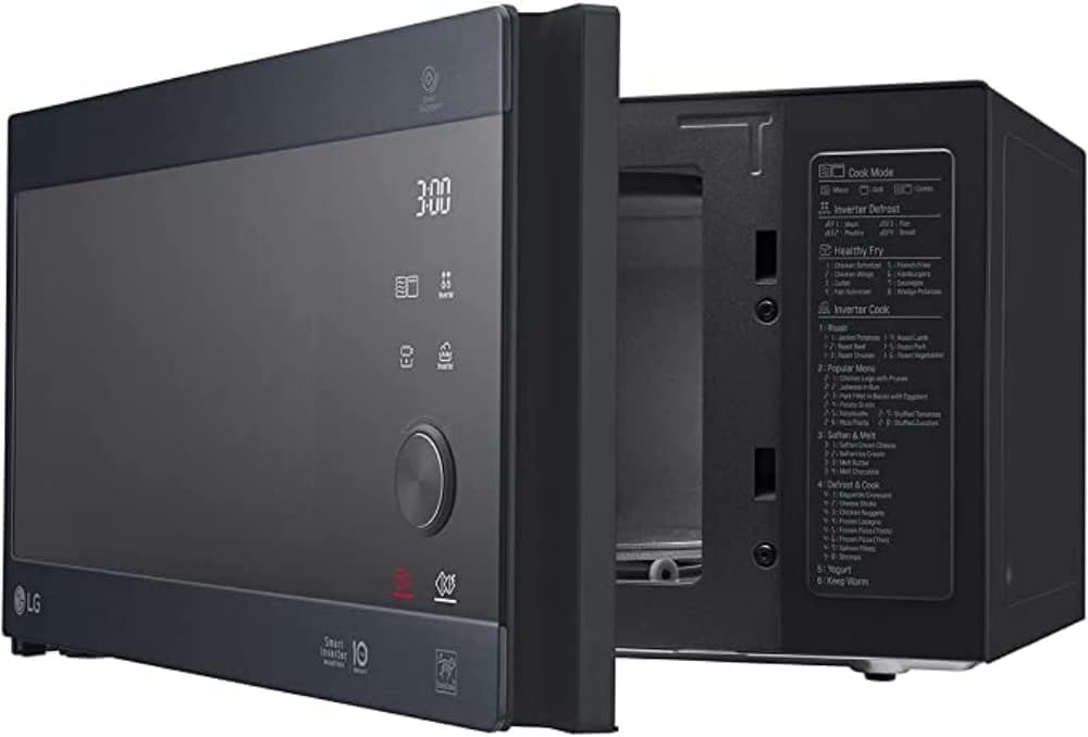 LG Electronics MH6565CPB Mikrowelle, schwarz Grill-Mikrowelle Schwarz, Grill-Mikrowelle Schwarz