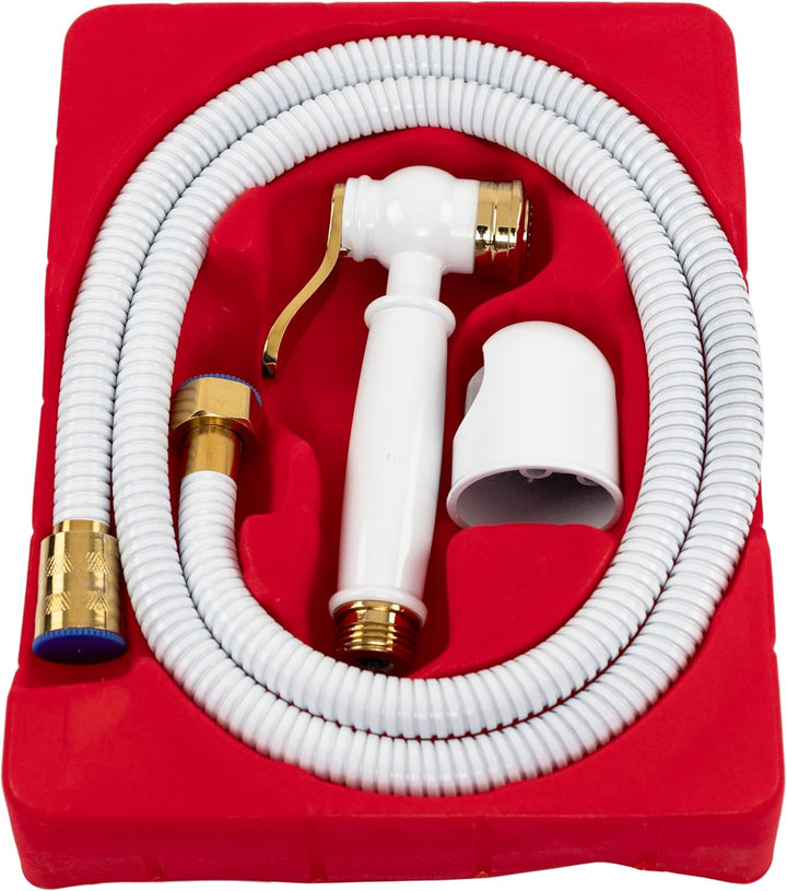 Ganzmetall-Bidet-Sprüher für Toilette, Handbrause, Halter, Badezimmer-Strahl-Sprüh-Set, Sprühaufsatz
