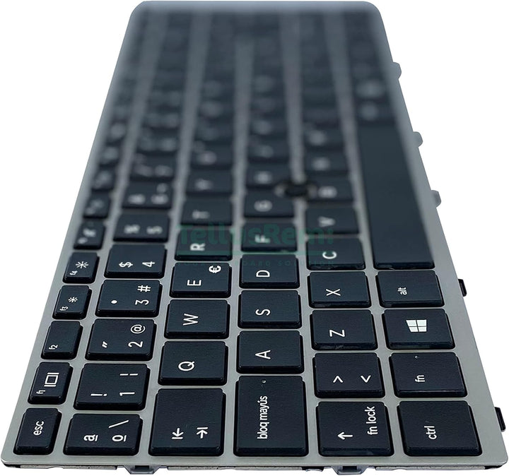 TellusRem ersatztastatur Spanisch Hintergrundbeleuchtung für HP 840 G5, 840 G6, 745 G5, 745 G6, ZBoo