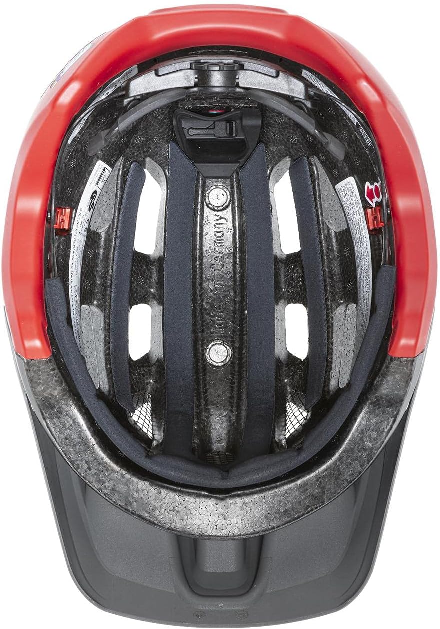 Uvex Finale Light 2.0 MTB Fahrrad Helm matt grau/rot 2022 56-61 cm, 56-61 cm