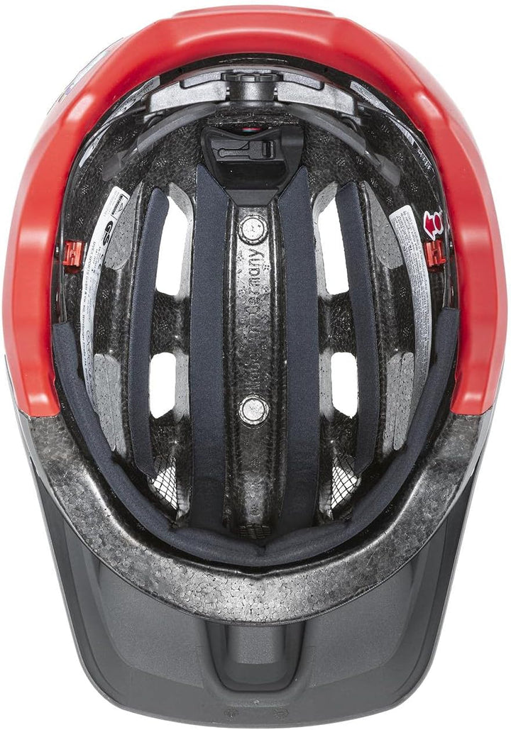 Uvex Finale Light 2.0 MTB Fahrrad Helm matt grau/rot 2022 56-61 cm, 56-61 cm