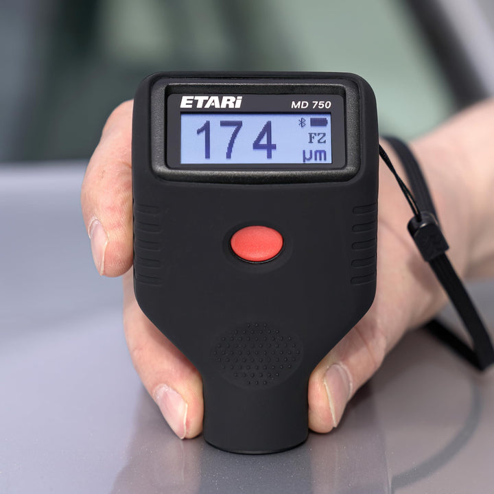 ETARI® MD-750 Auto Lack Schichtdickenmessgerät, Lackschichtenprüfer - Modell 2024 erkennt verzinkte