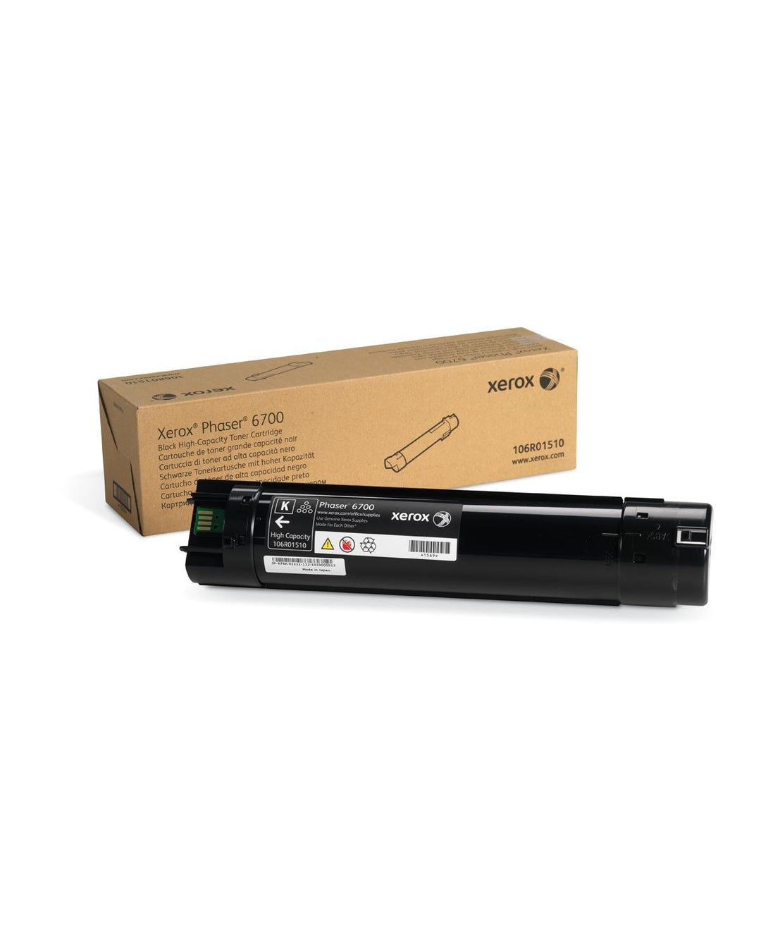 Xerox 106R01510 Phaser 6700 Tonerkartusche schwarz hohe Kapazität 1er-Pack