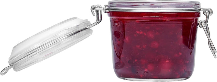 Bormioli Fido Gläser mit Bügelverschluss 12 teilig | Füllmenge 350 ml | Luftdichte Konservierung dur