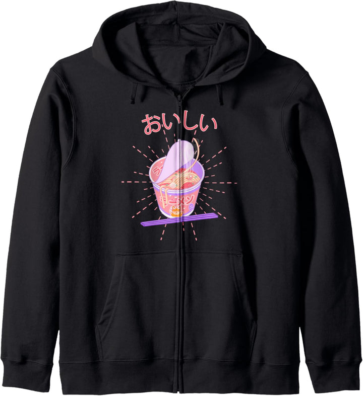 Japanischer Ramen Anime Manga Kawaii Otaku Pastel Goth Kapuzenjacke
